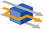 rerouted arrows with a box obstacle in the way