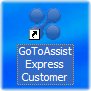 a screen shot of the GoToAssist Express desktop icon