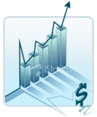ROI graph trending upward